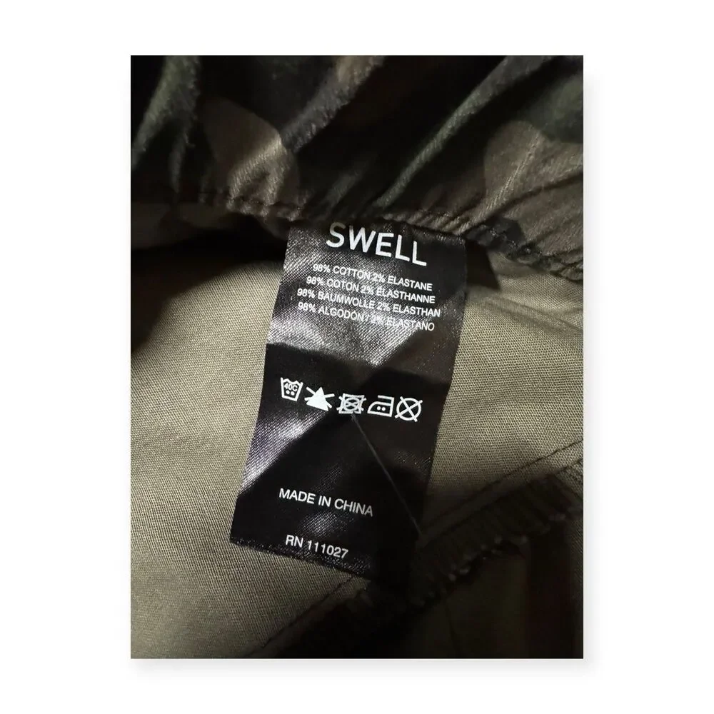 Swell Angeles Walk Camo Shorts Casual Beach Summer Surf *Choose your‎ Size* BNWT - Picture 3 of 5